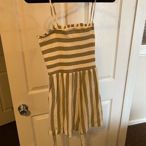 green and white striped romper!